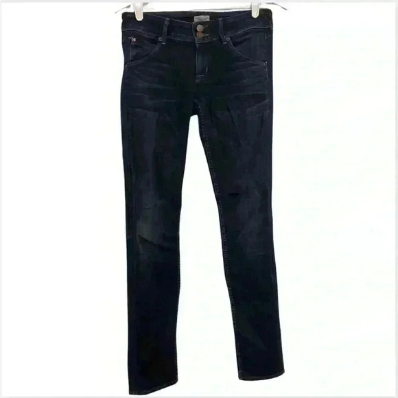 Hudson Jeans Denim - Hudson Womens jeans 25 Blue Collin Flap Skinny ankle dark wash denim poc…